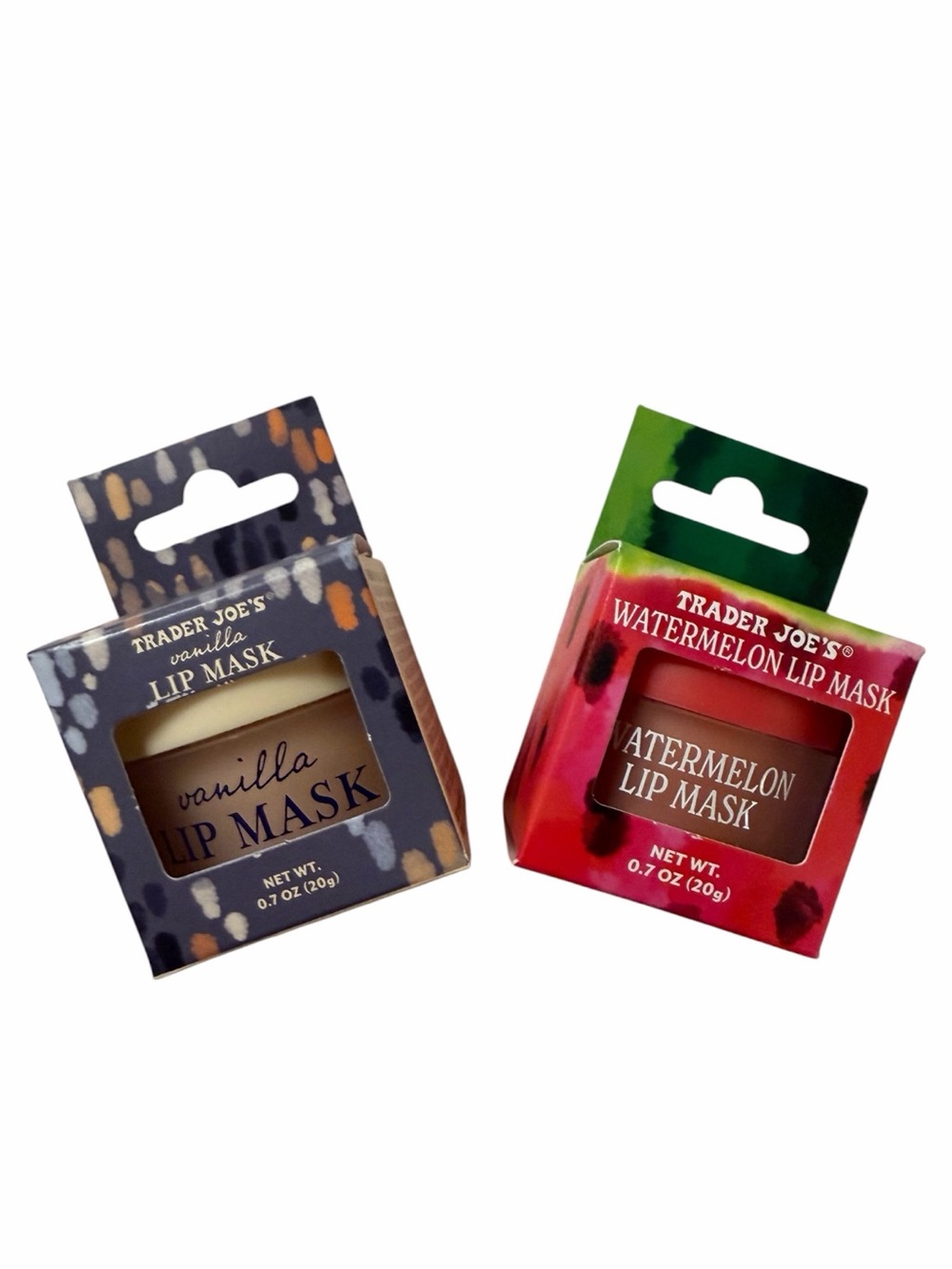 ♥️♥️Duo Trader Joe’s Vanilla and Watermelon Lip Mask Balm. New in box!
